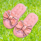 Sandalia chinelo infantil meninas rosa claro laser frescor