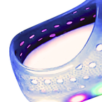 sandália fechada infantil azul royal palmilha de algodão