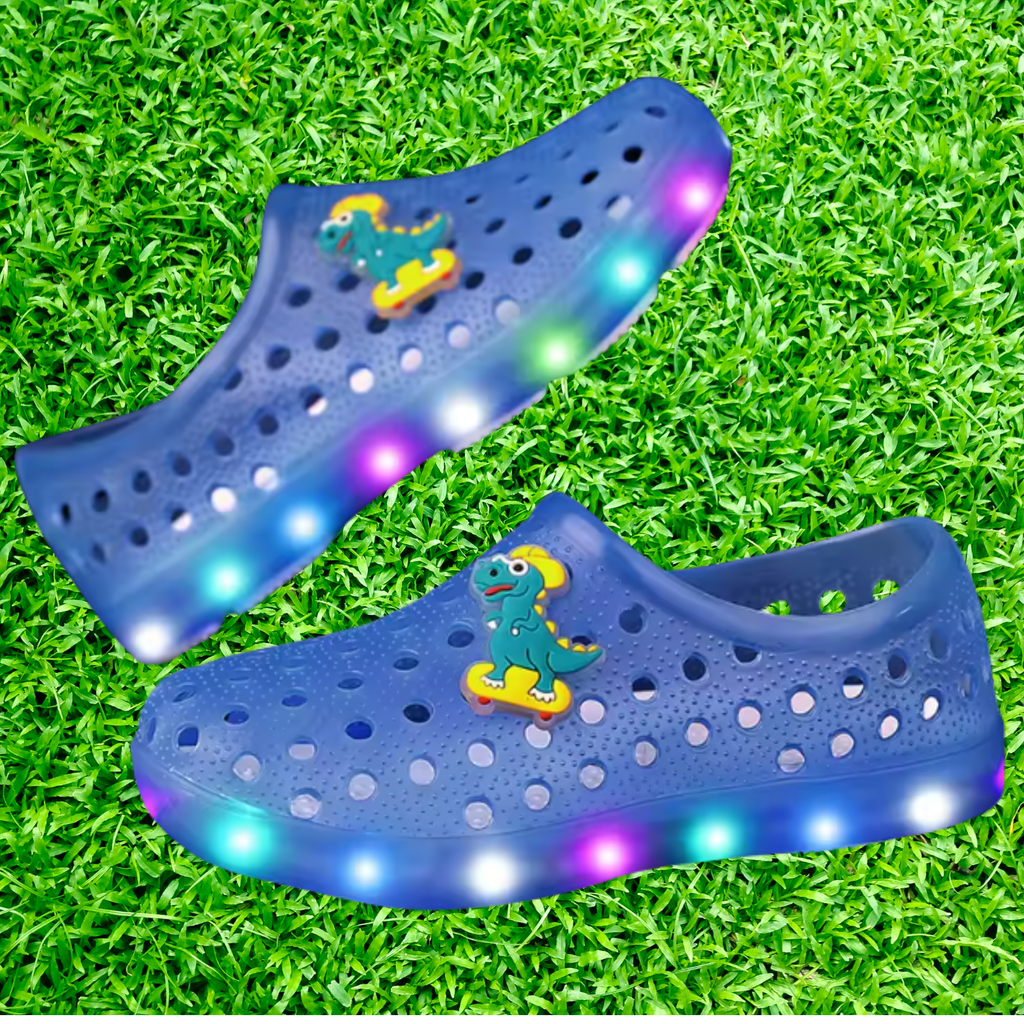 sandália fechada infantil azul royal praia antiderrapante