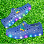 sandália fechada infantil azul royal praia antiderrapante