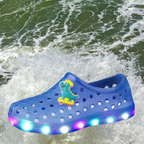 sandália fechada infantil azul royal unissex prova de água