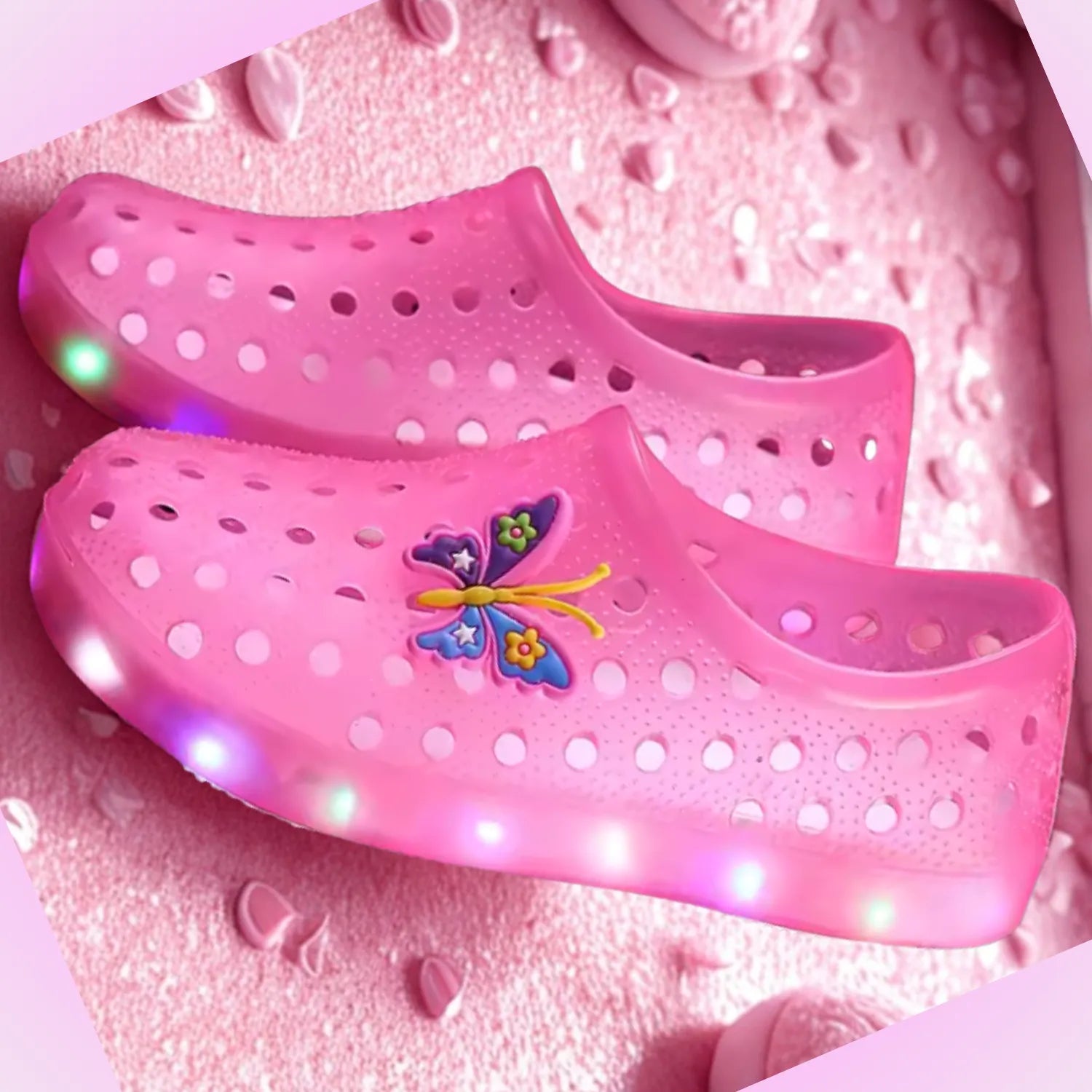 sandália fechada infantil rosa unissex lindo presença