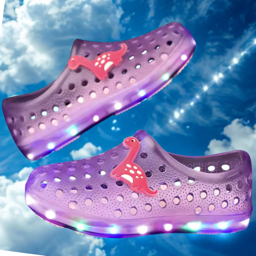 sandália fechada infantil roxo púrpura unissex leve frescor