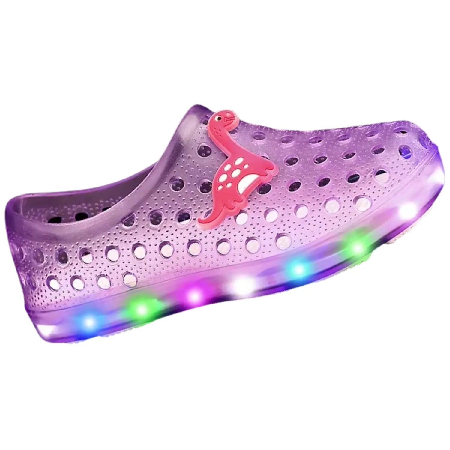 sandália fechada infantil roxo púrpura unissex lindo presença