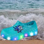 sandália fechada verde praia confort