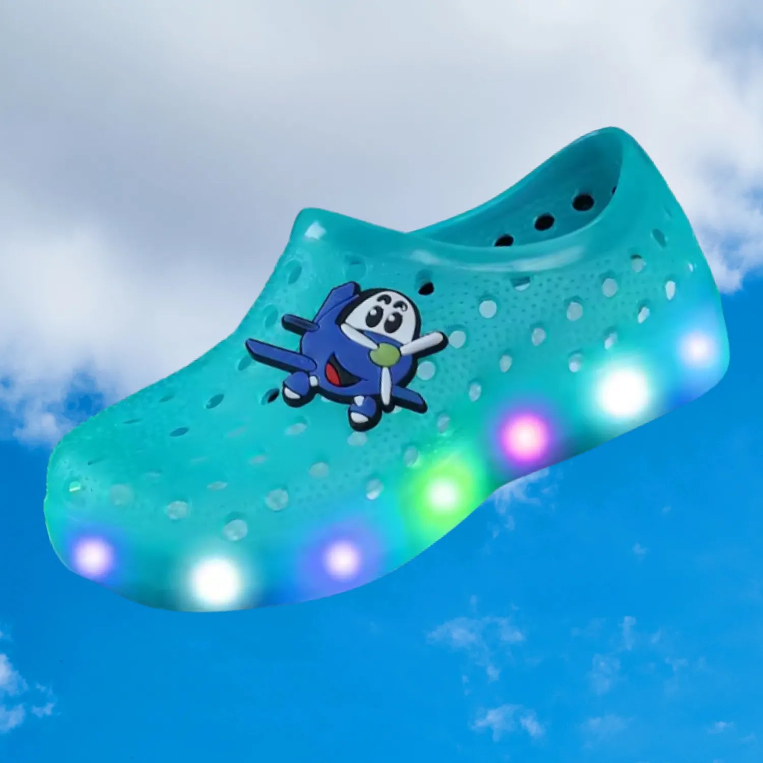 sandália fechada infantil verde unissex leve frescor