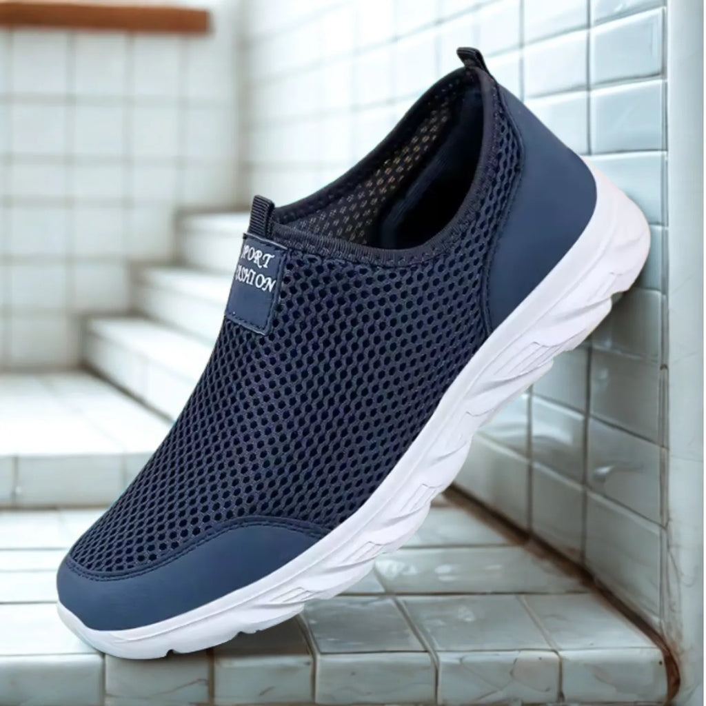 tenis azul marinho masculino antiderrapante