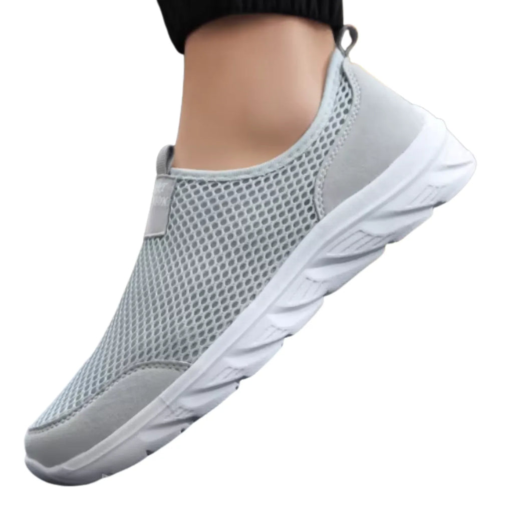 tenis cinza claro masculino presença conforto