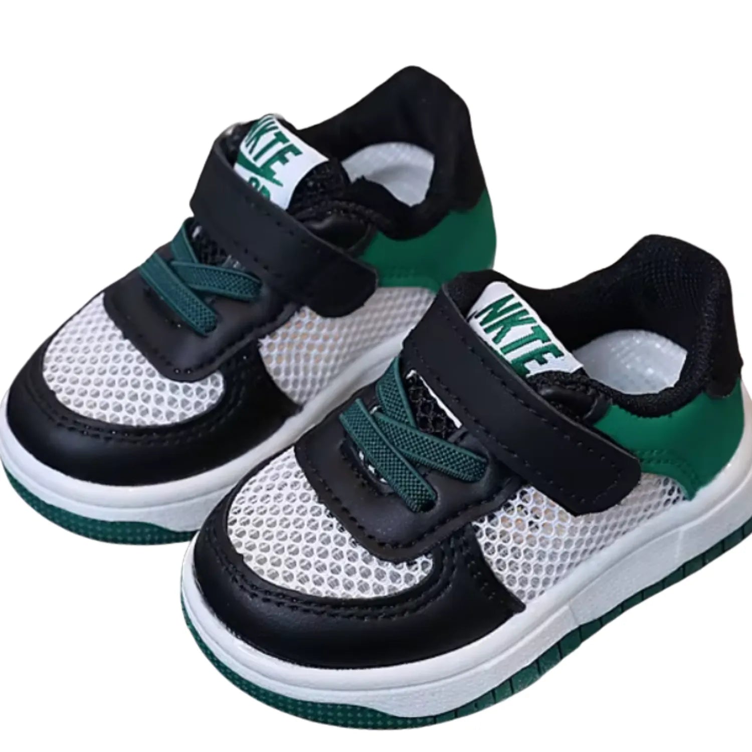 tenis infantil verde respiravel