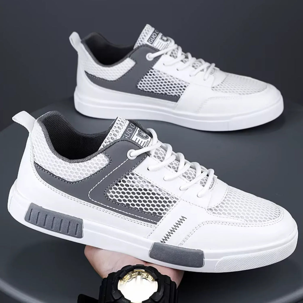 tênis masculino branco cinza imponência