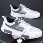 tênis masculino branco cinza imponência