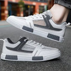 tênis masculino branco cinza vistoso