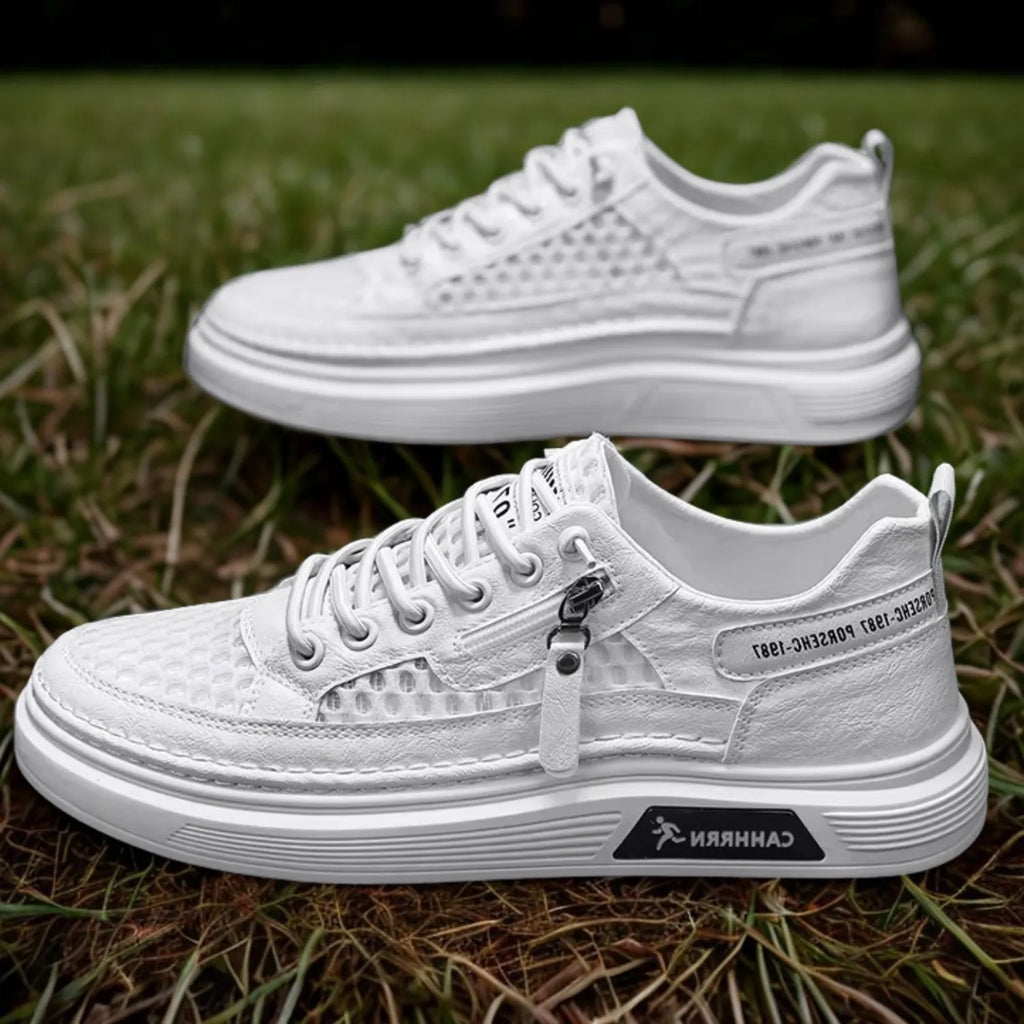 tênis masculino branco confortável macio