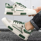 tênis masculino branco e bege elegância beleza