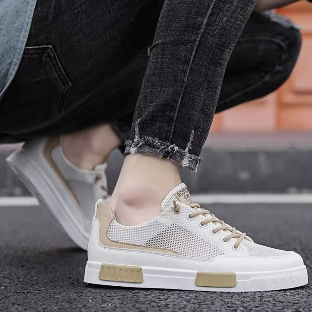 tenis-masculino-branco-e-bege-frecor