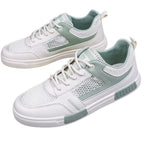 tênis-masculino-branco-verde-elegância