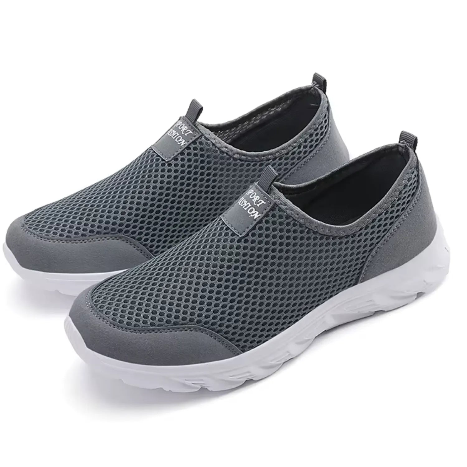 tenis masculino cinza escuro respirável