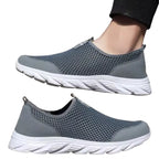 tenis-masculino-cinza-frescor-e-prático