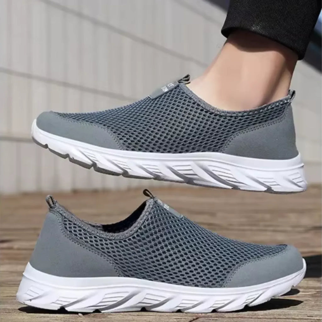 tenis masculino cinza frescor prático