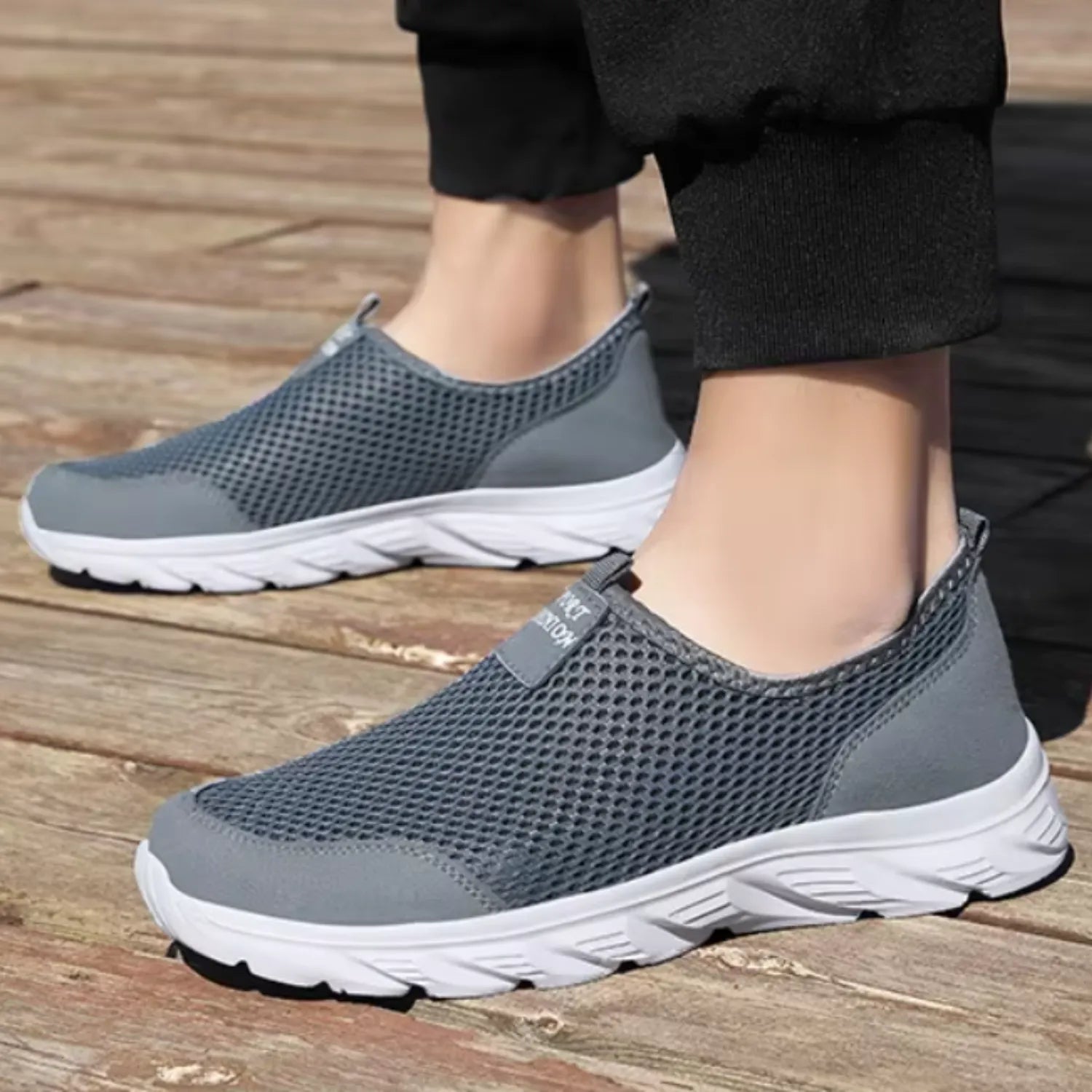 tenis masculino cinza prático