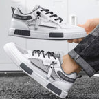 tênis masculino e unissex branco cinza beleza conforto