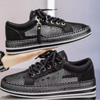 tênis masculino preto respirável confort