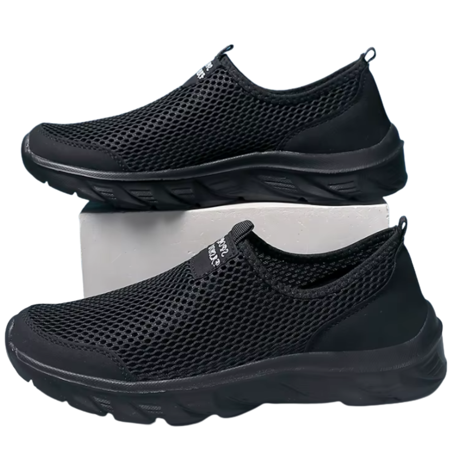 tenis-preto-masculino-respirável